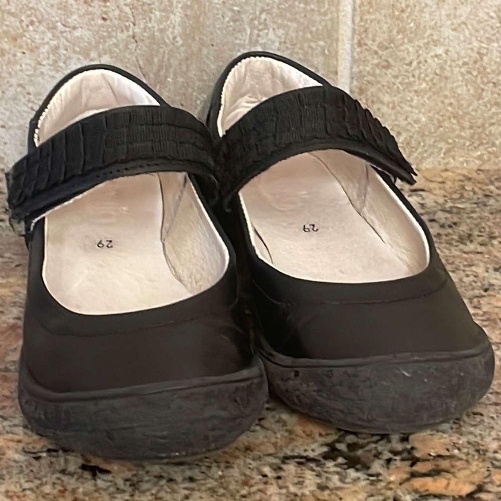 Little girls black dress shoes